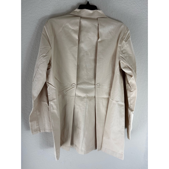 Women's The Drop Blazer Size M Beige Convertible Fit - Picture 5 of 7